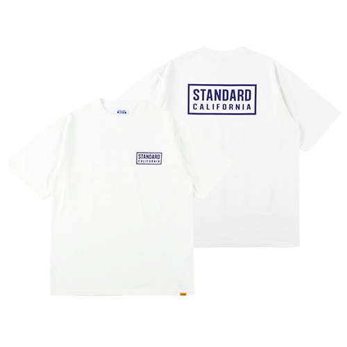 STANDARD CALIFORNIA】SD HEAVYWEIGHT BOX LOGO T WHITE Tシャツ