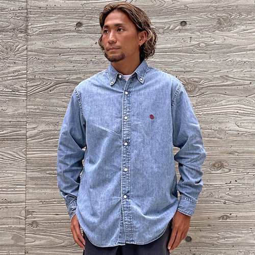 STANDARD CALIFORNIA】SD DENIM BUTTON-DOWN SHIRT VINTAGE WASH