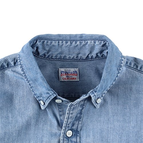 STANDARD CALIFORNIA】SD DENIM BUTTON-DOWN SHIRT VINTAGE WASH INDIGO ボタンダウンシャツ  スタンダードカリフォルニア - GRAVY'S グレイビーズ オンラインショップ さいたま市中央区与野駅西口５分