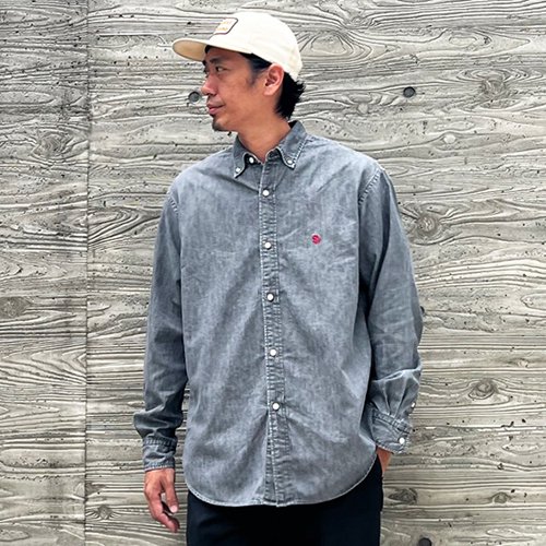 STANDARD CALIFORNIA】SD DENIM BUTTON-DOWN SHIRT VINTAGE WASH BLACK ボタンダウンシャツ  スタンダードカリフォルニア - GRAVY'S グレイビーズ オンラインショップ さいたま市中央区与野駅西口５分