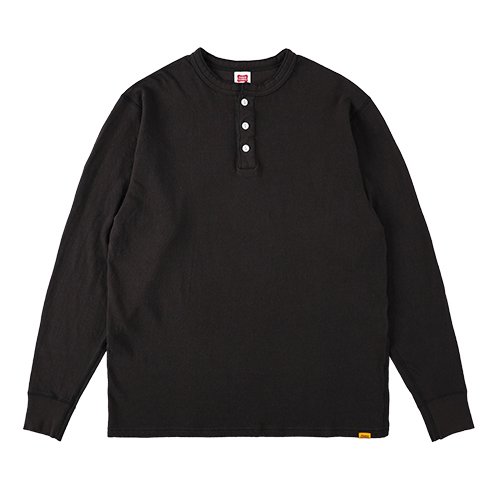 3419円 チャンピオンSTANDARD CALIFORNIA】SD 2LAYER HENLEY LONG SLEEVE T BLACK ロング ...