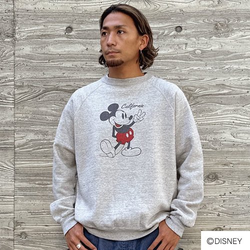 STANDARD CALIFORNIA】DISNEY × SD 88/12 CALIFORNIA CREW SWEAT GRAY