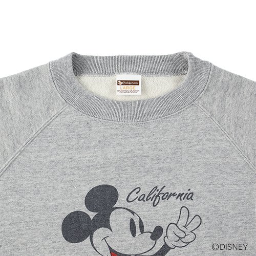 STANDARD CALIFORNIA】DISNEY × SD 88/12 CALIFORNIA CREW SWEAT GRAY