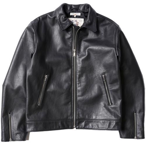 NUDIE JEANS/ヌーディージーンズ】EDDY RIDER LEATHER JACKET BLACK 