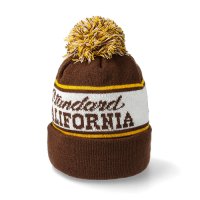 <img class='new_mark_img1' src='https://img.shop-pro.jp/img/new/icons50.gif' style='border:none;display:inline;margin:0px;padding:0px;width:auto;' />【STANDARD CALIFORNIA】SD LOGO WATCH CAP　BROWN　ニットキャップ　スタンダードカリフォルニア