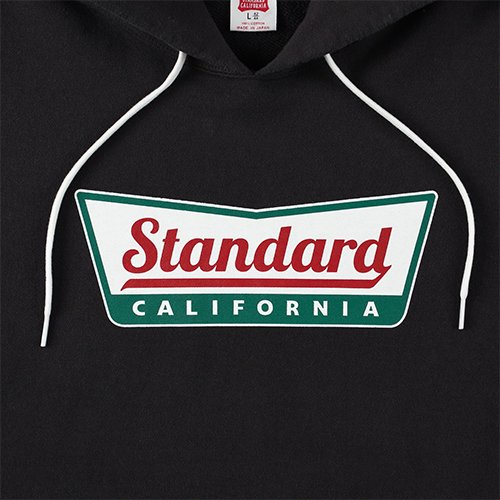 STANDARD CALIFORNIA】SD US COTTON LOGO HOOD SWEAT BLACK プルオーバーパーカー  スタンダードカリフォルニア - GRAVY'S グレイビーズ オンラインショップ さいたま市中央区与野駅西口５分