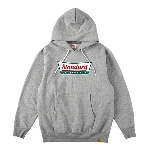 STANDARD CALIFORNIA】SD US COTTON LOGO HOOD SWEAT GRAY プル ...