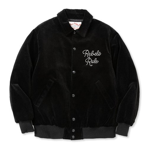 CALEE/キャリー】EMBROIDERY CORDUROY AWBLACKARD TYPE JACKET BLACK コーデュロイアワードジャケット  - GRAVY'S グレイビーズ オンラインショップ さいたま市中央区与野駅西口５分