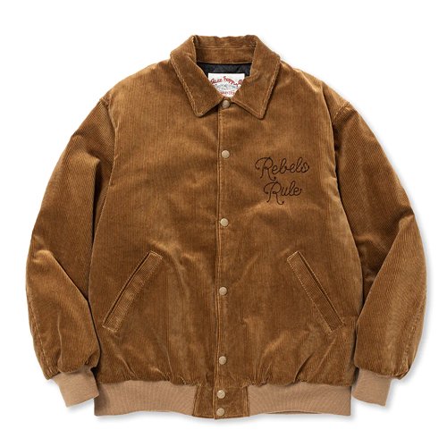 CALEE/キャリー】EMBROIDERY CORDUROY AWBLACKARD TYPE JACKET CAMEL コーデュロイアワードジャケット  - GRAVY'S グレイビーズ オンラインショップ さいたま市中央区与野駅西口５分