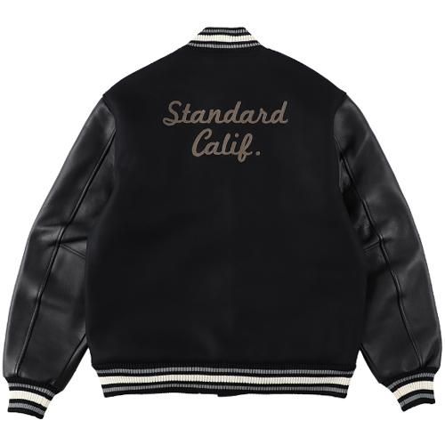 【STANDARD CALIFORNIA】SD VARSITY JACKET BLACK