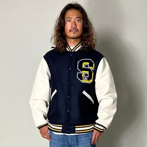 STANDARD CALIFORNIA】SD VARSITY JACKET NAVY スタジャン