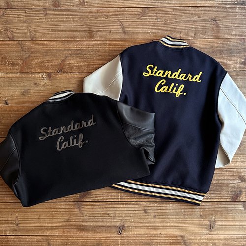 STANDARD CALIFORNIA】SD VARSITY JACKET NAVY スタジャン 