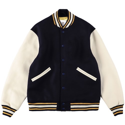 STANDARD CALIFORNIA】SD VARSITY JACKET BLANK NAVY スタジャン