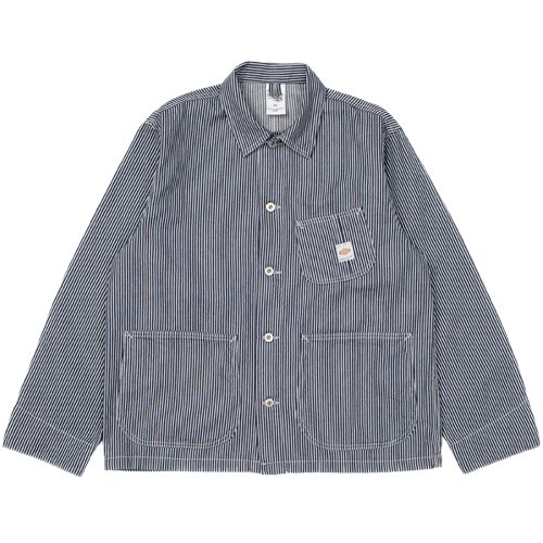NUDIE JEANS/ヌーディージーンズ】HOWIE HICKORY CHORE JACKET BLUE ...