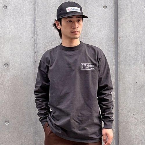 STANDARD CALIFORNIA】SD HEAVYWEIGHT BOX LOGO LONG SLEEVE T