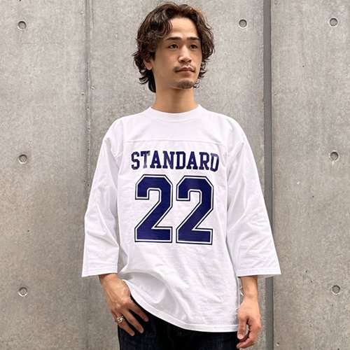 STANDARD CALIFORNIA】SD HEAVYWEIGHT FOOTBALL LOGO T WHITE フットボールロゴT  スタンダードカリフォルニア - GRAVY'S グレイビーズ オンラインショップ さいたま市中央区与野駅西口５分