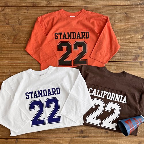 STANDARD CALIFORNIA】SD HEAVYWEIGHT FOOTBALL LOGO T ORANGE フットボールロゴT  スタンダードカリフォルニア - GRAVY'S グレイビーズ オンラインショップ さいたま市中央区与野駅西口５分