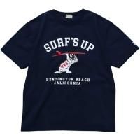 STANDARD CALIFORNIA】SD HEAVYWEIGHT POPPY LOGO T BLACK