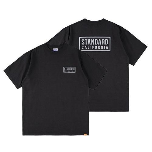 STANDARD CALIFORNIA】SD HEAVYWEIGHT BOX LOGO T BLACK Tシャツ 