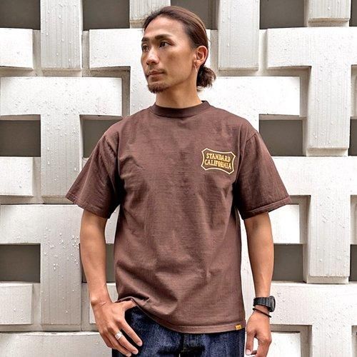 STANDARD CALIFORNIA】SD HEAVYWEIGHT BASIC LOGO T BROWN T