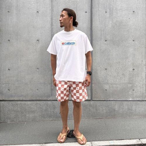 STANDARD CALIFORNIA】SD CHECKER SURF SHORTS RED チェッカー