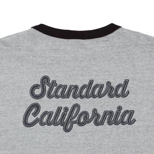 スタカリ SD 88/12 RINGER SCRIPT LOGO T STANDARD CALIFORNIA】SD 88/12 RINGER SCRIPT LOGO T GRAY T