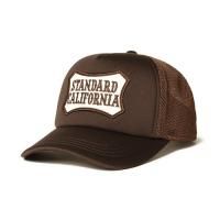 STANDARD CALIFORNIA】SD BASIC LOGO PATCH MESH CAP BLACK