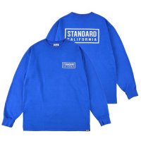 <img class='new_mark_img1' src='https://img.shop-pro.jp/img/new/icons14.gif' style='border:none;display:inline;margin:0px;padding:0px;width:auto;' />STANDARD CALIFORNIASD HEAVYWEIGHT BOX LOGO LONG SLEEVE TBLUE󥰥꡼Tɥե˥