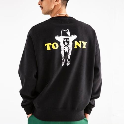 TONY TAIZSUN/トニータイズサン】TONY THUNDER BIRD SWEAT BLACK