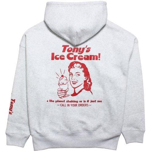 TONY TAIZSUN/トニータイズサン】TONY'S ICE CREAM HOODIE GRAY