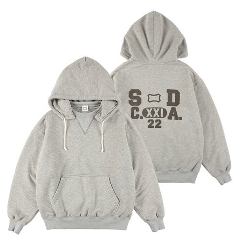 【STANDARD CALIFORNIA】SD LOGO AFTER HOOD SWEAT　GRAY　フードスウェット　スタンダードカリフォルニア -  GRAVY’S グレイビーズ オンラインショップ さいたま市中央区与野駅西口５分