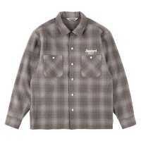 <img class='new_mark_img1' src='https://img.shop-pro.jp/img/new/icons14.gif' style='border:none;display:inline;margin:0px;padding:0px;width:auto;' />STANDARD CALIFORNIASD WOOL CHECK SHIRTCHARCOALåġɥե˥