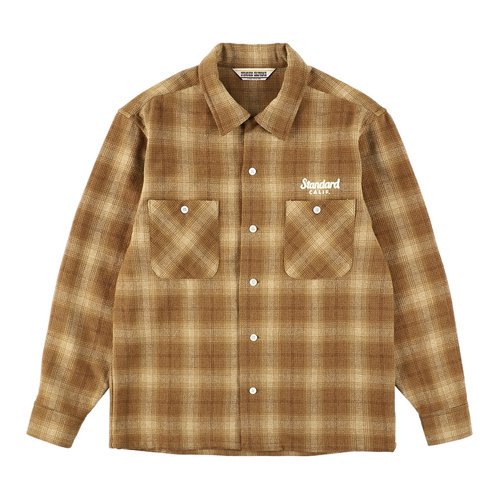 【STANDARD CALIFORNIA】SD WOOL CHECK SHIRT　BROWN　ウールチェックシャツ　スタンダードカリフォルニア -  GRAVY’S グレイビーズ オンラインショップ さいたま市中央区与野駅西口５分