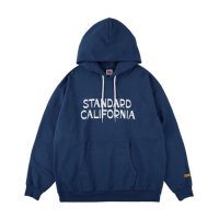 <img class='new_mark_img1' src='https://img.shop-pro.jp/img/new/icons14.gif' style='border:none;display:inline;margin:0px;padding:0px;width:auto;' />STANDARD CALIFORNIAJEFF FOR SD US COTTON LOGO HOOD SWEATNAVYաɥåȡɥե˥