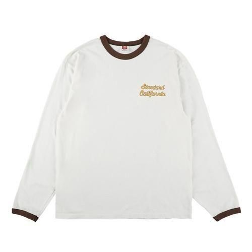トップス SD US Cotton Script Logo Ringer T SD US Cotton Script Logo Ringer T - WHITE/BLACK | セレクト