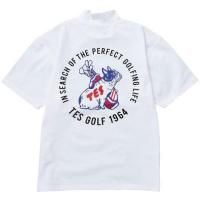 <img class='new_mark_img1' src='https://img.shop-pro.jp/img/new/icons14.gif' style='border:none;display:inline;margin:0px;padding:0px;width:auto;' />【TES/テス】TES GOLF 4WAY STRETCH MOCK NECK　WHITE　ゴルフウェア　モックネック