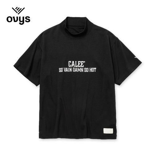 calee × ovys MOCK NECK A TYPE即完売品 CALEE × ovys 「MOCK NECK BACK MESH S/S TEE <B TYPE>」 モック