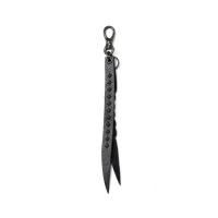 <img class='new_mark_img1' src='https://img.shop-pro.jp/img/new/icons14.gif' style='border:none;display:inline;margin:0px;padding:0px;width:auto;' />CALEE/꡼STUDS & KNITTING LEATHER SHORT KEY RING TYPE BBLACK/BLACK
