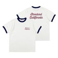 <img class='new_mark_img1' src='https://img.shop-pro.jp/img/new/icons14.gif' style='border:none;display:inline;margin:0px;padding:0px;width:auto;' />STANDARD CALIFORNIASD US COTTON SCRIPT LOGO RINGER TWHITE/NAVY󥬡Tġɥե˥
