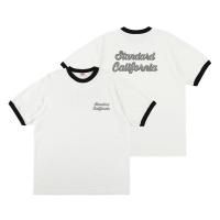 <img class='new_mark_img1' src='https://img.shop-pro.jp/img/new/icons14.gif' style='border:none;display:inline;margin:0px;padding:0px;width:auto;' />STANDARD CALIFORNIASD US COTTON SCRIPT LOGO RINGER TWHITE/BLACK󥬡Tġɥե˥