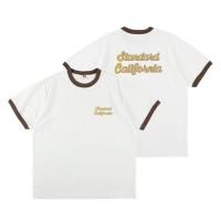 <img class='new_mark_img1' src='https://img.shop-pro.jp/img/new/icons14.gif' style='border:none;display:inline;margin:0px;padding:0px;width:auto;' />STANDARD CALIFORNIASD US COTTON SCRIPT LOGO RINGER TWHITE/BROWN󥬡Tġɥե˥