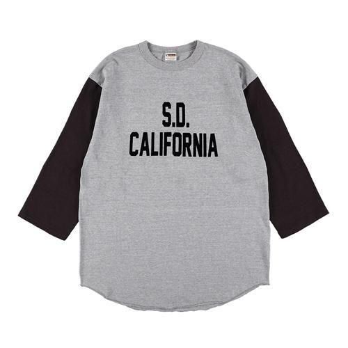 STANDARD CALIFORNIA】SD 88/12 LOGO BASEBALL T GRAY ベース