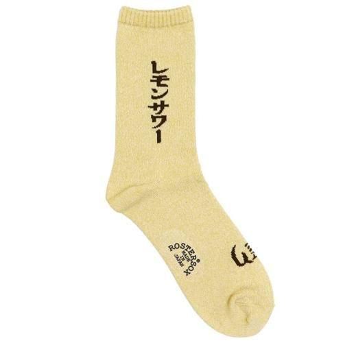 ROSTER SOX】LEMON SOCKS YELLOW ロスターソックス 靴下 - GRAVY'S