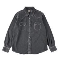 <img class='new_mark_img1' src='https://img.shop-pro.jp/img/new/icons14.gif' style='border:none;display:inline;margin:0px;padding:0px;width:auto;' />STANDARD CALIFORNIASD DENIM WESTERN SHIRT VINTAGE WASHBLACKǥ˥०󥷥