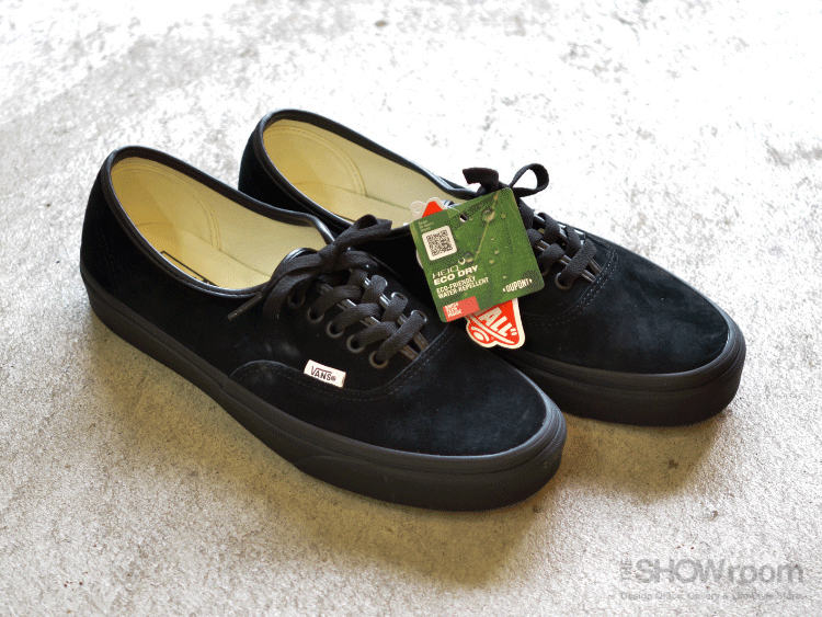 スニーカーVANS AUTHENTIC PIG SUEDE 黒 26.5 新品未使用