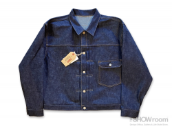 J.W.DAVIS Japan  Cloveru Limited Pleated Denim Jacket. (Split-Back)<img class='new_mark_img2' src='https://img.shop-pro.jp/img/new/icons47.gif' style='border:none;display:inline;margin:0px;padding:0px;width:auto;' />