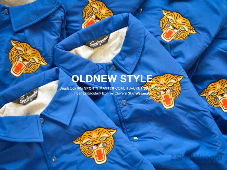 Deadstock 90s SPORTS MASTER COACH JKT Special Limited Tiger Icon 