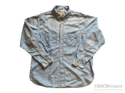 T.K. GARMENT SUPPLY with Cloveru Limited Chambray Shirts. - BLUE<img class='new_mark_img2' src='https://img.shop-pro.jp/img/new/icons5.gif' style='border:none;display:inline;margin:0px;padding:0px;width:auto;' />