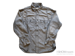 T.K. GARMENT SUPPLY with Cloveru Limited Chambray Shirts. - BLACK<img class='new_mark_img2' src='https://img.shop-pro.jp/img/new/icons47.gif' style='border:none;display:inline;margin:0px;padding:0px;width:auto;' />