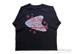 Cloveru SO FAR SO GOOD WIDE Tee - BLACK<img class='new_mark_img2' src='https://img.shop-pro.jp/img/new/icons5.gif' style='border:none;display:inline;margin:0px;padding:0px;width:auto;' />